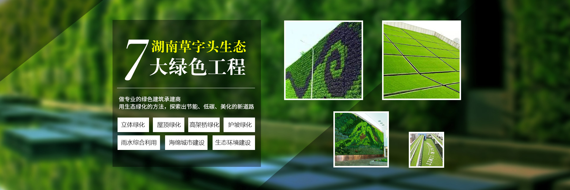 湖南草字头生态环境建设有限公司|专注于生态修复和绿化环保事业